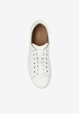 Gianvito Rossi Low-Top Leather Sneakers White S26340 M1WHT-CLNBIAN