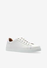 Gianvito Rossi Low-Top Leather Sneakers White S26340 M1WHT-CLNBIAN