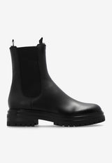 Gianvito Rossi Chester Leather Ankle Boots Black G73465 20GOM-CLYNENE