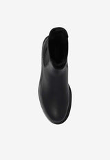 Gianvito Rossi Chester Leather Ankle Boots Black G73465 20GOM-CLYNENE