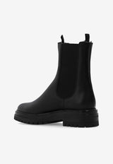 Gianvito Rossi Chester Leather Ankle Boots Black G73465 20GOM-CLYNENE