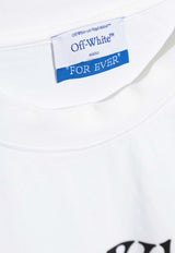 Off-White Bookish Logo T-shirt White OMAA120C99 JER008-0110