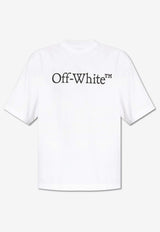 Off-White Bookish Logo T-shirt White OMAA120C99 JER008-0110