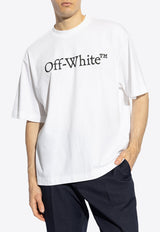 Off-White Bookish Logo T-shirt White OMAA120C99 JER008-0110
