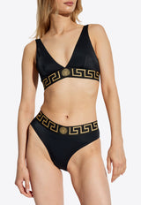 Versace Greca Bikini Bottom Black DÓŁ ABD01093 1A11119-A1008