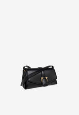 Ferragamo XS Mia Leather Crossbody Bag Black 219795 FL S 777233-NERO