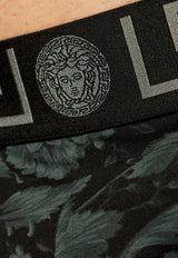 Versace Barocco Jacquard Briefs Black 1001383 1A11188-5B050