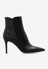 Gianvito Rossi Levy 85 Pointed Ankle Boots Black G70321 85RIC-NAPNERO