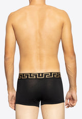 Versace Medusa Greca Waistband Boxers - Set of 2 Black AU10181 1A10011-A80G