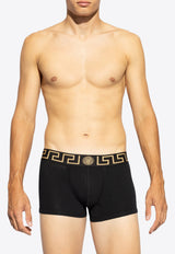 Versace Medusa Greca Waistband Boxers - Set of 2 Black AU10181 1A10011-A80G