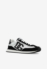 Dolce & Gabbana DG Cushion Lace-Up Sneakers Monochrome CK2288 A5355-8I050