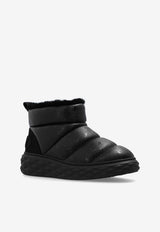 Jimmy Choo Xan Padded Leather Snow Boots Black XAN QJJ-V BLACK MIX