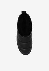 Jimmy Choo Xan Padded Leather Snow Boots Black XAN QJJ-V BLACK MIX