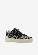 Balmain B-Court Jacquard Sneakers Monochrome DN1VI690 TJCM-GFE