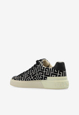 Balmain B-Court Jacquard Sneakers Monochrome DN1VI690 TJCM-GFE
