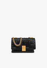 Balmain B-Buzz Quilted Leather Shoulder Bag Black DN1BJ778 LNQD-0PA