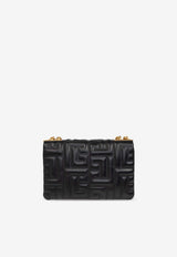 Balmain B-Buzz Quilted Leather Shoulder Bag Black DN1BJ778 LNQD-0PA
