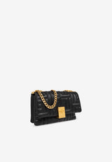 Balmain B-Buzz Quilted Leather Shoulder Bag Black DN1BJ778 LNQD-0PA