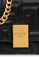 Balmain B-Buzz Quilted Leather Shoulder Bag Black DN1BJ778 LNQD-0PA