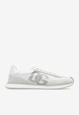 Dolce & Gabbana DG Cushion Lace-Up Sneakers White CS2288 A5355-8B930