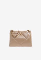 Tory Burch Kira Quilted Leather Shoulder Bag Beige 161885 0-250
