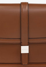 Max Mara Bianca Leather Shoulder Bag Brown BIANCA 2424516012-002