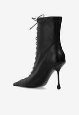 Jimmy Choo Scarlett 95 Nappa Leather Ankle Boots Black SCARLETT AB 95 NAP-BLACK