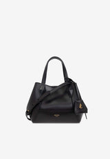 Jimmy Choo Diamond Leather Shoulder Bag Black DIAMOND TOTE S HUT-BLACK