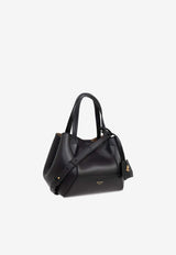 Jimmy Choo Diamond Leather Shoulder Bag Black DIAMOND TOTE S HUT-BLACK