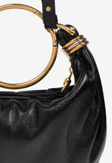 Chloé Small Bracelet Leather Handbag Black CHC24AS611 N72-001