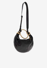 Chloé Small Bracelet Leather Handbag Black CHC24AS611 N72-001