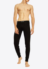 Tom Ford Brand Logo Long Johns Black T4LM11040 0-002