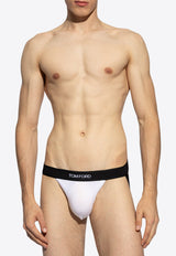 Tom Ford Logo Waistband Jockstraps White T4LC61040 0-100