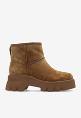 Gianvito Rossi Stormy Platform Ankle Boots Brown G73055 20GOM-SNFCMCC