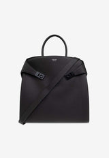 Ferragamo Hug Calfskin Tote Bag Black 241666 HUG 777378-NERO