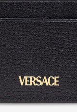 Versace Medusa Biggie Cardholder in Calf Leather Black DPN2467 1A10544-1B00V