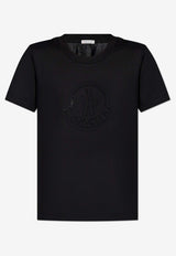 Moncler Embellished Logo T-shirt Black J20938C00017 829FB-999