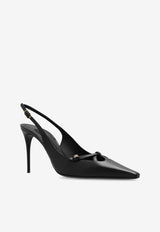Dolce & Gabbana Mun 90 Slingback Pumps in Nappa Leather Black CG0823 A1953-80999