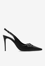 Dolce & Gabbana Mun 90 Slingback Pumps in Nappa Leather Black CG0823 A1953-80999