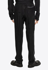 Dolce & Gabbana Silk Tailored Pants Black GVCRAT FJ1FM-N0000