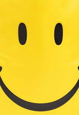 Moschino X Smiley Leather Tote Bag Yellow 2422 A7305 8002-1027