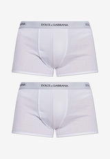 Dolce & Gabbana Logo Waistband Boxers - Set of 2 White M9D87J ONN96-W0800