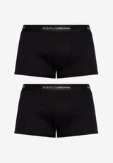 Dolce & Gabbana Logo Waistband Boxers - Set of 2 Black M9D87J ONN96-N0000
