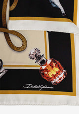 Dolce & Gabbana Printed Silk Scarf Multicolor GQ348E G0TIB-HH5HZ