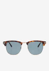 Tom Ford Henry Aviator Sunglasses Gray FT0248 0-5353V