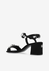 Dolce & Gabbana Keira 60 Crystal-Embellished Sandals Black CR1801 A9T43-8S488