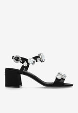 Dolce & Gabbana Keira 60 Crystal-Embellished Sandals Black CR1801 A9T43-8S488