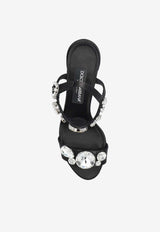 Dolce & Gabbana Keira 60 Crystal-Embellished Sandals Black CR1801 A9T43-8S488