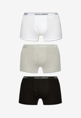 Dolce & Gabbana Logo Waistband Boxers - Set of 3 Multicolor M9D82J ONN95-8V023