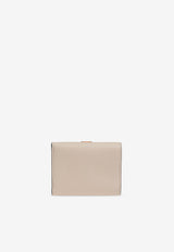 Loewe Grained Leather Tri-Fold Wallet Beige C660TR2X03 0-LIGHT OAT HONEY